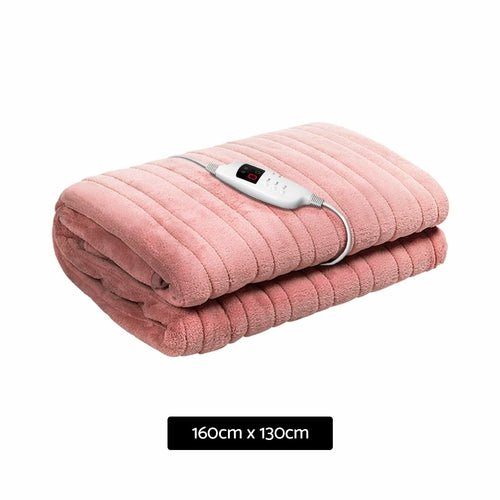 LuxeWarmth - LuxeWarmth Heated Blanket – Rose
